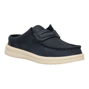 wally nxt mule leather black/wood ash