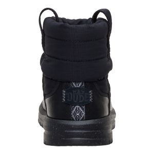 camden cuff nylon quilt black/black