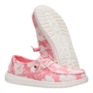 wendy hawaiian coral/white