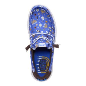 wally hanukkah blue/multi