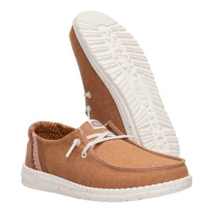 wendy break brushed linen chestnut