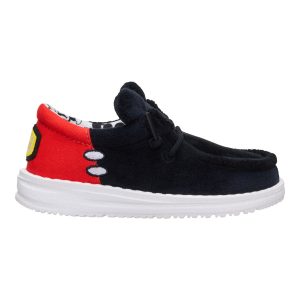 disney mickey mouse wally toddler black/red