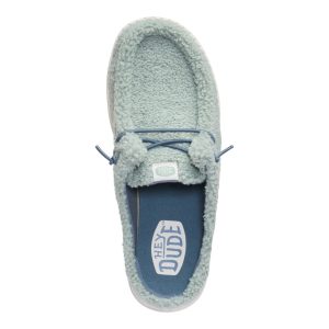wendy slip sherpa iceberg green