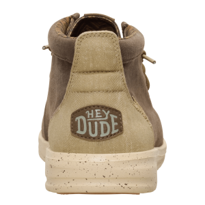 wally mid gripr stretch canvas teak brown/multi