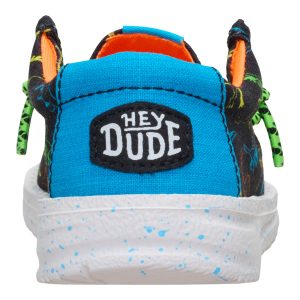 wally toddler dinoworld black/neon multi