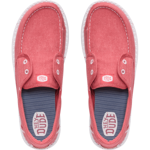 wendy cru stretch canvas washed red