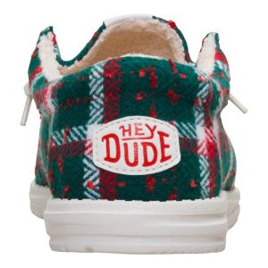 wally confetti plaid cozy red/green/multi