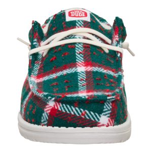 wally confetti plaid cozy red/green/multi