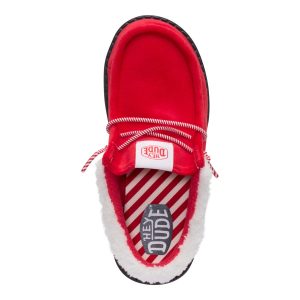 wally youth santa claus red