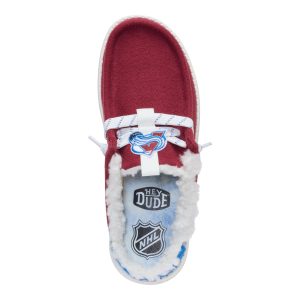 nhl® colorado avalanche® wally slip burgundy/blue