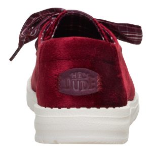 wendy holiday bow burgundy