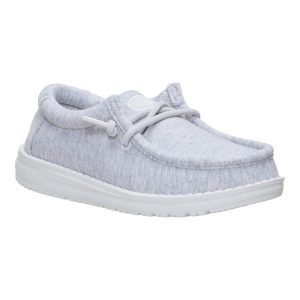 wally youth stretch jersey light grey