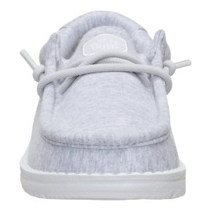 wally youth stretch jersey light grey