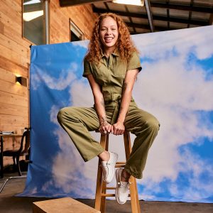 wendy stretch canvas white