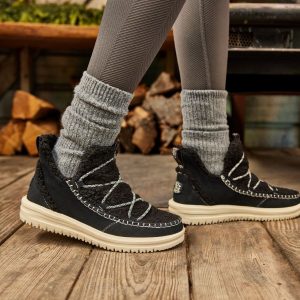 camden suede cozy black