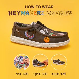 letter w patch w black/white