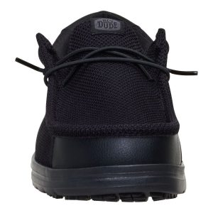wally work ce slip resistant wide black